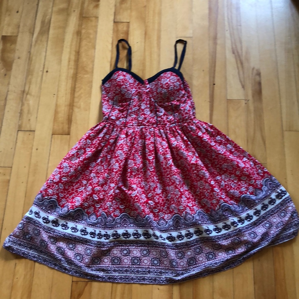 Patterned Mini Dress